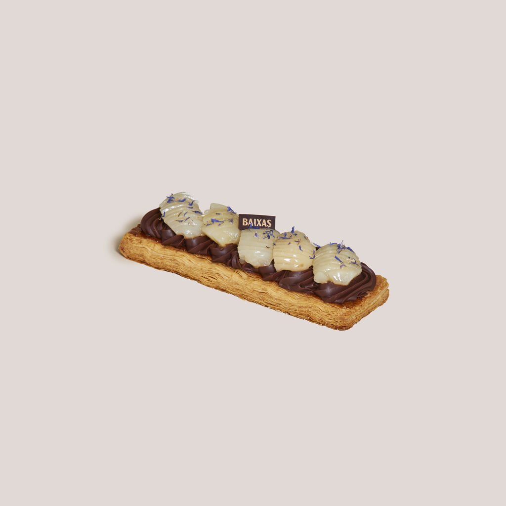 Banda de pera i xocolata