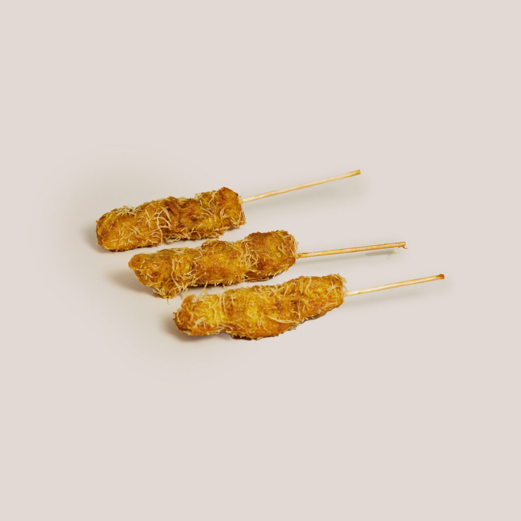 Broqueta cruixent de pollastre